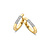 Mrs.Janssen Mrs.Janssen Creolen 14k roségoud met 0.27ct diamant H/Si 605330 - Copy