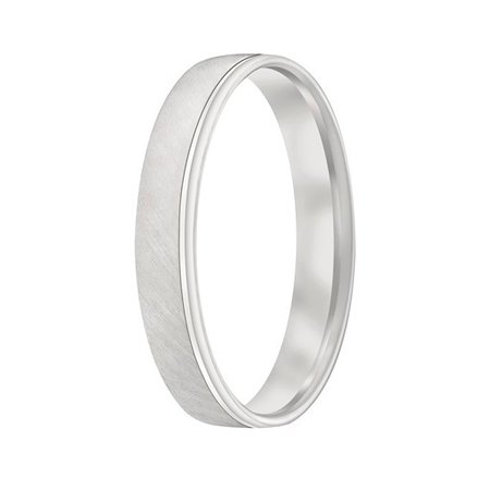 Aller Spanninga Aller Spaninga trouwringen 14k witgoud 1031