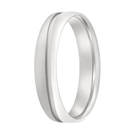 Aller Spanninga Aller Spaninga trouwringen 14k witgoud 1019