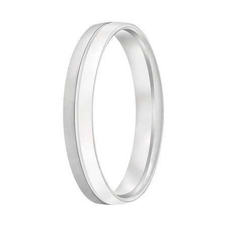 Aller Spanninga Aller Spaninga trouwringen 14k witgoud 1017
