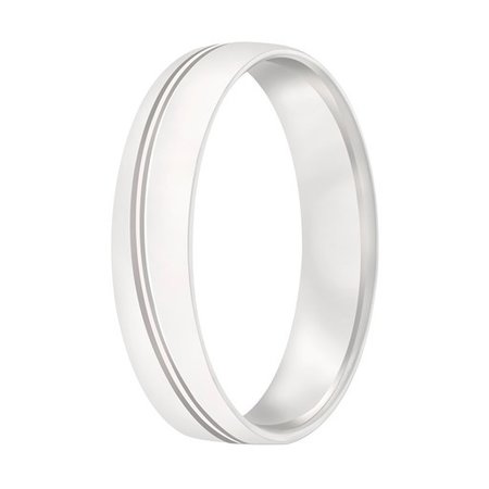 Aller Spanninga Aller Spaninga trouwringen 14k witgoud 1011