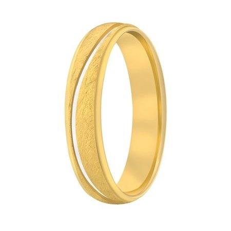 Aller Spanninga Aller Spaninga trouwringen 14k geelgoud 1027