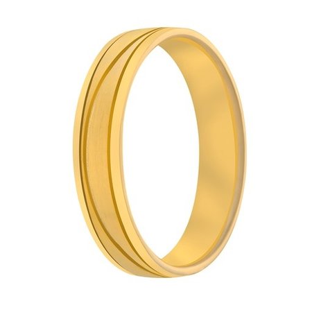 Aller Spanninga Aller Spaninga trouwringen 14k geelgoud 1008