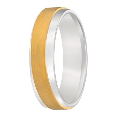 Aller Spanninga Aller Spaninga trouwringen 14k Bicolor geel wit goud 969