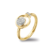 Tirisi Moda TIRISI Ring 18k Geelgoud met 0.21ct diamant TR1129D(2T)