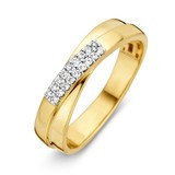 HuisCollectie HuisCollectie Ring 14k bicolor met diamant 603415