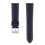 Breitling Breitling horlogeband 22MM blauw  kalfsleer zonder gesp 105X