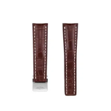 Breitling Breitling horlogeband 24MM Bruin croco leer voor vouwslot 757P