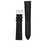 Frederique Constant Frederique Constant XL horlogeband 20-18MM Zwart zonder gesp FCS-B20X18XL