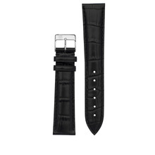 Frederique Constant Frederique Constant XL horlogeband 20-18MM Zwart zonder gesp FCS-B20X18XL