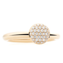 Bron BRON Ring Stardust 18k Geelgoud met 0.27ct diamant 8RG4717BR