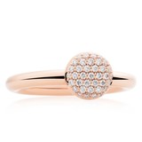 Bron BRON Ring Stardust 18k Roségoud diamant 8RR4717BR