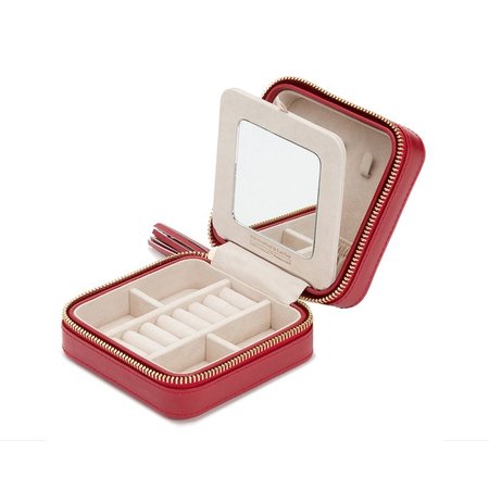 Wolf Wolf Caroline Zip juwelen reisetui Red 329972