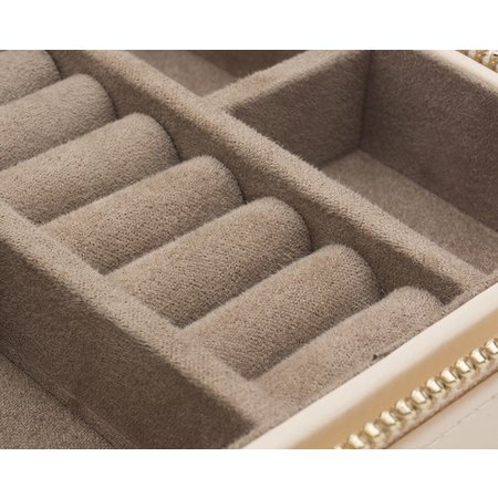 Wolf Wolf Caroline Zip juwelen reisetui Ivory 329953