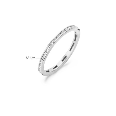 Blush Blush ring 14k witgoud met zirkonia 1138WZI