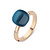 Bigli BIGLI Ring Mini Sweety 18k Roségoud met London Blue -20R88Rlobmp