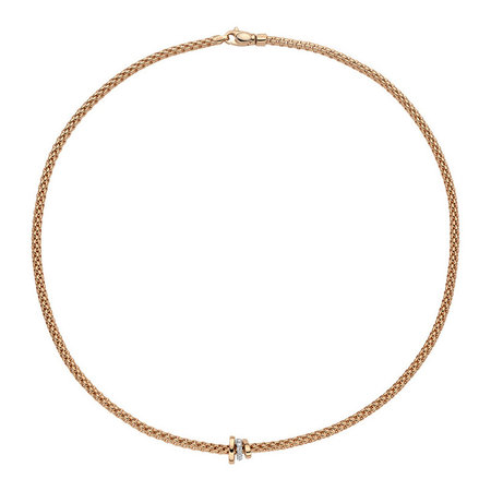 Fope FOPE Collier Prima 18k Roségoud 744C BBR R 45cm