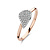 Bigli BIGLI Ring Mini Leaves 18k Roségoud met 0.22ct diamant 23R189RWdia