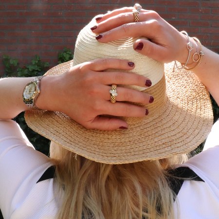 Fope FOPE Ring Flex-It Vendôme 18k Roségoud met diamant 55902AX_BB_R_XBX_00M