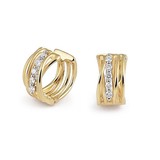 Annamaria Cammilli Annamaria Cammilli Creolen Seta 18k Geelgoud met 0.19ct diamant GOR2556U