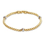 HuisCollectie HuisCollectie Armband 14k bicolor met diamant 606167