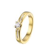 HuisCollectie HuisCollectie Ring 14k Geelgoud met diamant 21758