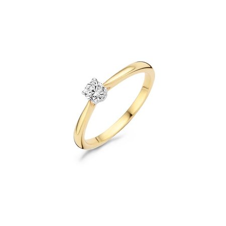 Blush Blush Ring 14k bicolor met zirkonia 1187BZI