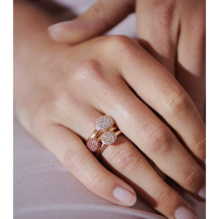 Bron BRON Ring Stardust 18k Roségoud diamant 8RR4717BR