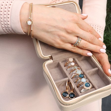 Tirisi TIRISI Armband Amsterdam 18k Geelgoud met diamant TB2088D(2T)