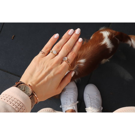 Bron BRON Ring Stardust 18k Geelgoud met diamant 8RG4717BR