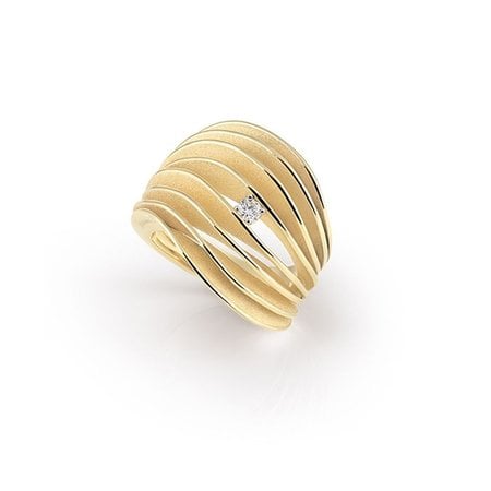 Cammilli Cammilli Ring Dune Velaa 18k Geelgoud met diamant GAN3151U