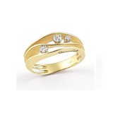 Annamaria Cammilli Annamaria Cammilli Ring Anello Dune 18K geelgoud met 0.19ct diamant GAN2662U