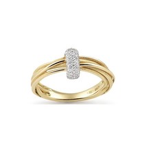 Annamaria Cammilli Annamaria Cammilli Ring Tie Chic 18K Geelgoud met 0.17ct diamant GAN2625U