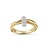 Cammilli Cammilli Ring Tie Chic 18K Geelgoud met diamant GAN2625U