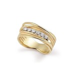 Cammilli Cammilli Ring Seta 18k Geelgoud met diamant GAN2546U