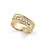 Cammilli Cammilli Ring Seta 18k Geelgoud met diamant GAN2546U