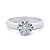 R&C R&C Ring 14k Witgoud Enthourage met diamant RIN0026-2100-W