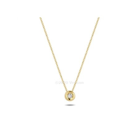 Blush Blush Diamonds Collier 14k geelgoud met diamant 3606YDI