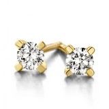 Mrs.Janssen HuisCollectie Oorstekers 14k geelgoud met diamant 607807