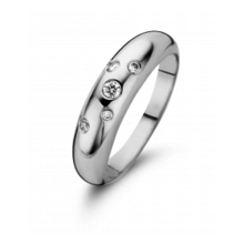 Fjory Fjory Ring sterrenhemel 14k witgoud / zilver met 0.15ct  H/SI diamant 50-Rster-55