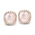 Tirisi TIRISI Oorstekers Milano Sweeties 18k roségoud met Parelmoer en diamant TE9226WQP