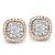 Tirisi TIRISI Oorstekers Mini Sweeties 18k roségoud met diamant TE9235D(2P)