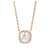 Tirisi Tirisi Milano Mini Sweeties Collier 18k roségoud met parelmoer en diamant TP9152WQP