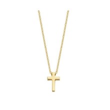 Blush Blush Ketting  geelgoud 14Krt met kruisje 3091YGO