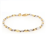 HuisCollectie HuisCollectie Armband 14k Bicolor goud 601999