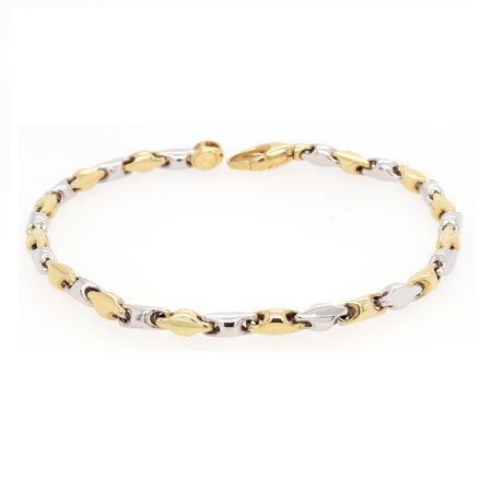 HuisCollectie HuisCollectie Armband 14k Bicolor goud 601999