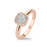 Tirisi Tirisi Milano Mini Sweeties Ring 18k Roségoud met diamant  TR9632D(2P)