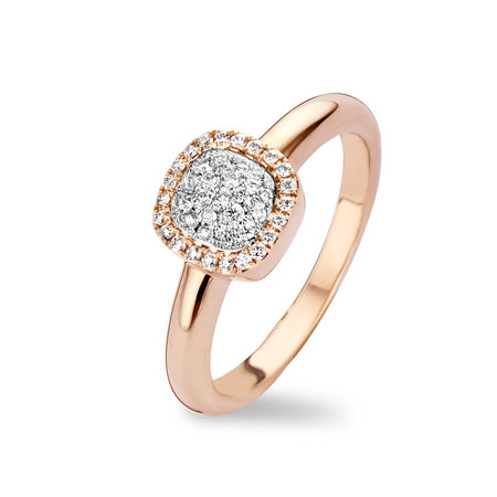Tirisi Tirisi Milano Mini Sweeties Ring 18k Roségoud met diamant  TR9632D(2P)