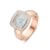 Tirisi Moda Tirisi Milano Due Ring 18k roségoud met diamant TR9698D(2P)