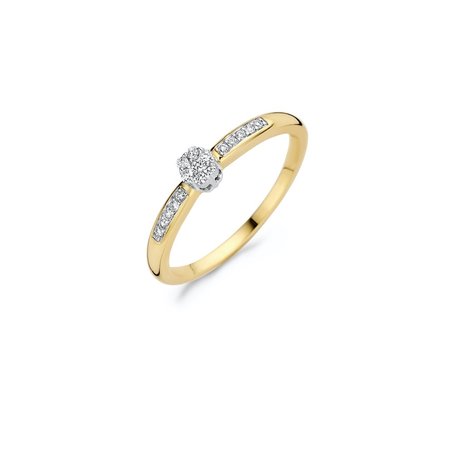 Blush Blush Diamonds Ring 14k biclolor met diamant 1625BDI